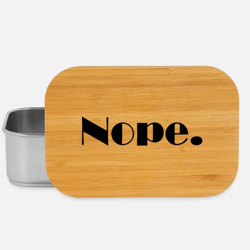 Nope. - Lunch Box - Silber