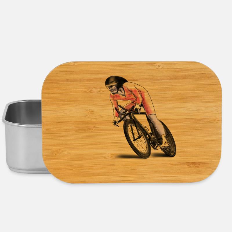 coureurs cyclistes - Boîte à goûter - argent