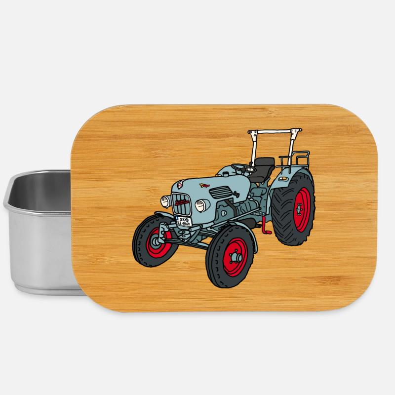 Der Gestreifte - Lunch Box - Silber