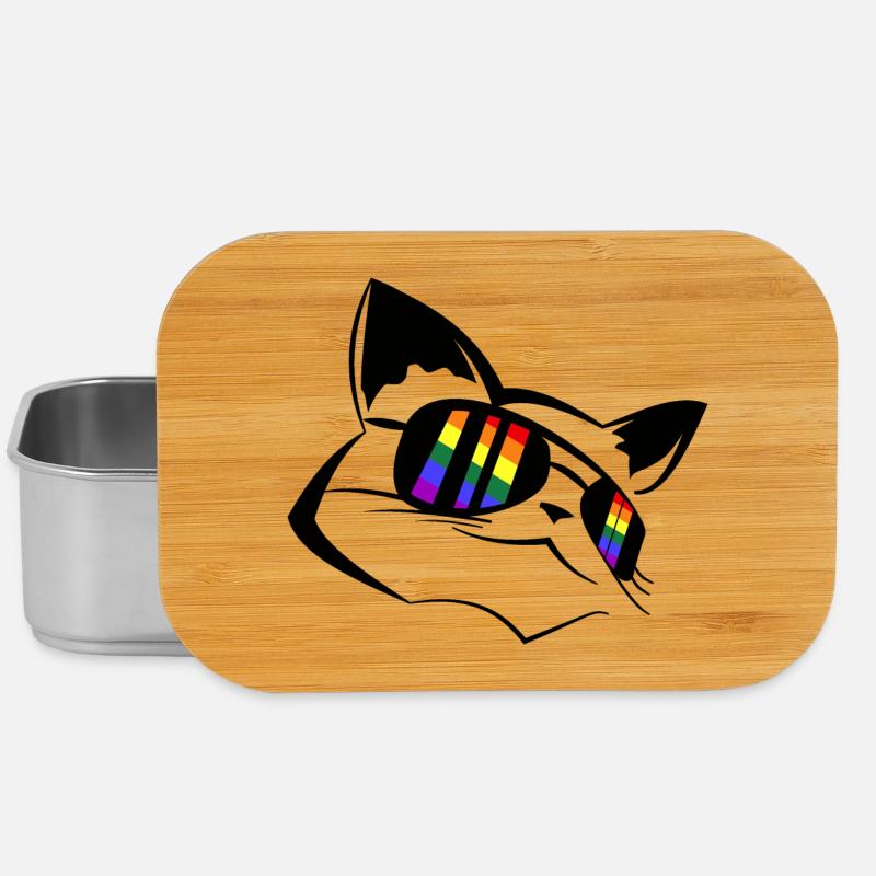 Pride Katze LGBT - Lunch Box - Silber