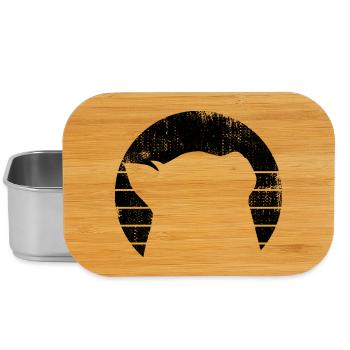 Katze - Lunch Box - Silber - Vorne
