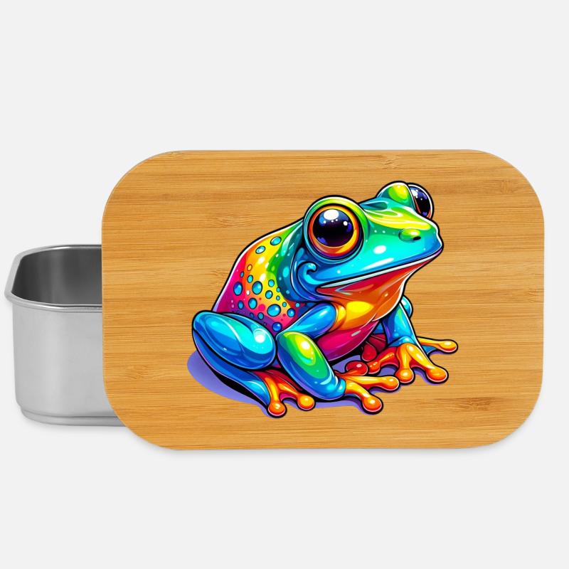 Grenouille - Boîte à goûter - argent