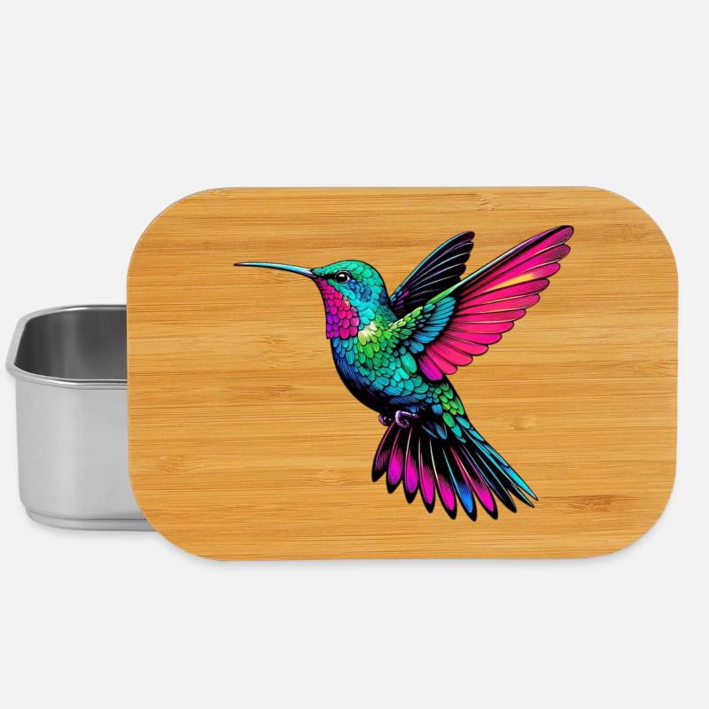 Kolibri - Lunch Box - Silber
