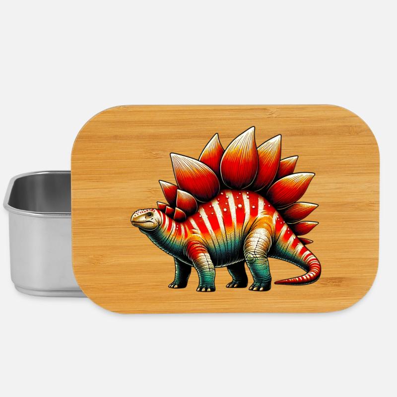 Dinosaurier - Lunch Box - Silber