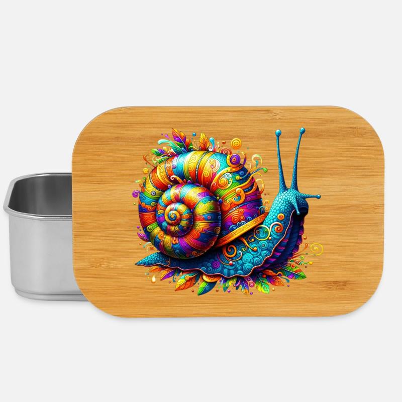 Escargot - Boîte à goûter - argent