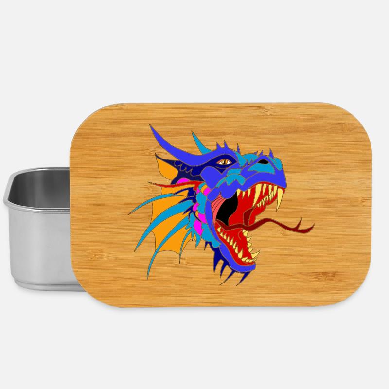 Drachenkopf - Lunch Box - Silber