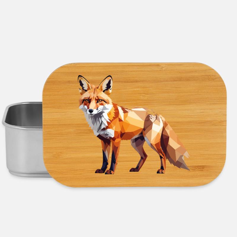 Renard1 - Boîte à goûter - argent