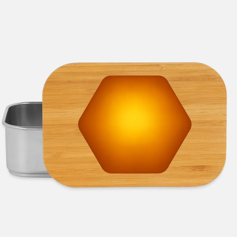 Hexa Amber Luminous - Lunch Box - silver