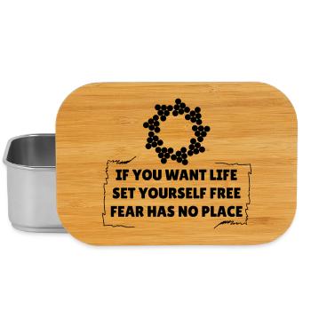 Fear Has No Place - Lunch Box - Silber - Vorne