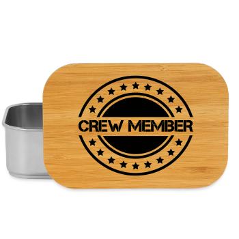 crew_member_sterne - Lunch Box - silver - Front