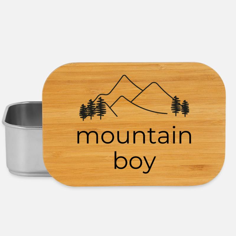 Mountain Boy - Lunch Box - silver