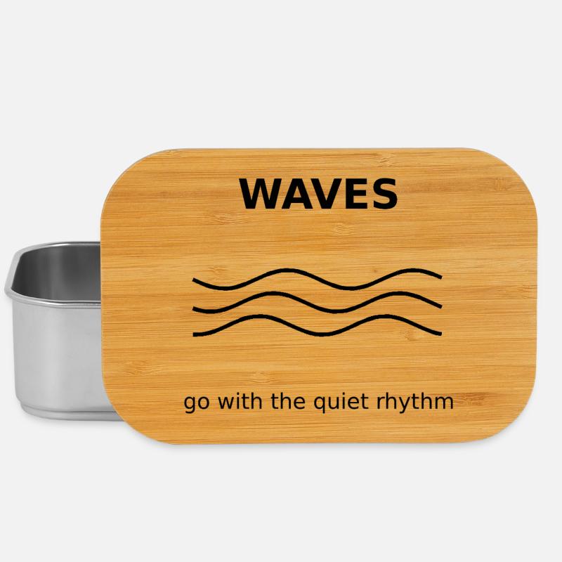 Waves - Boîte à goûter - argent