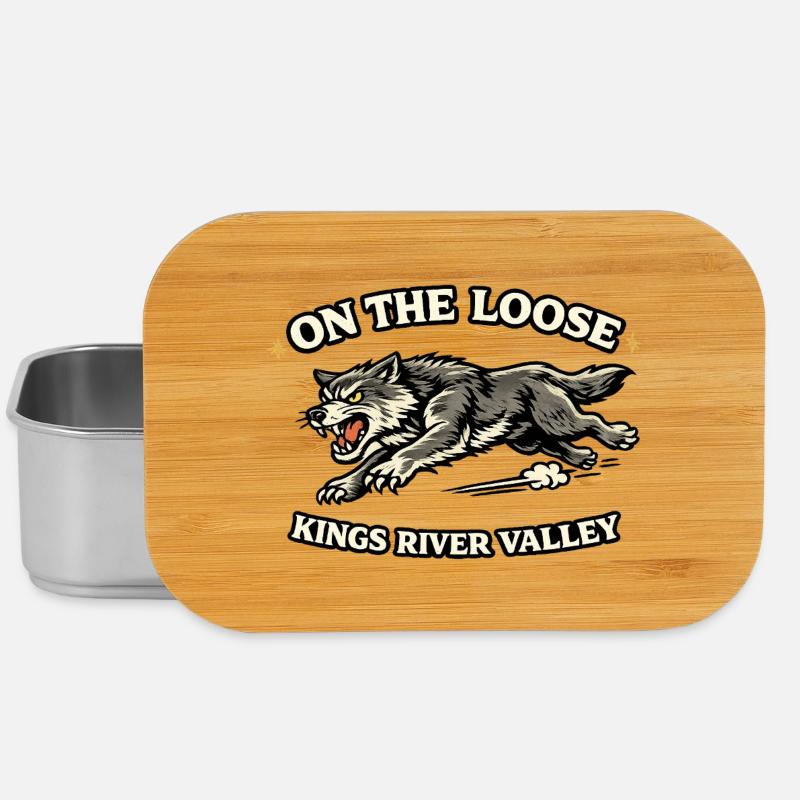 on_the_loose_wolf - Lunch Box - Silber