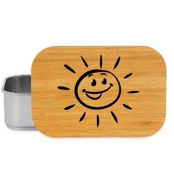 Sommer Sonne Sonnenschein - Lunch Box - Silber - Vorne