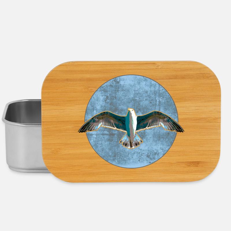 Möwe - Lunch Box - Silber