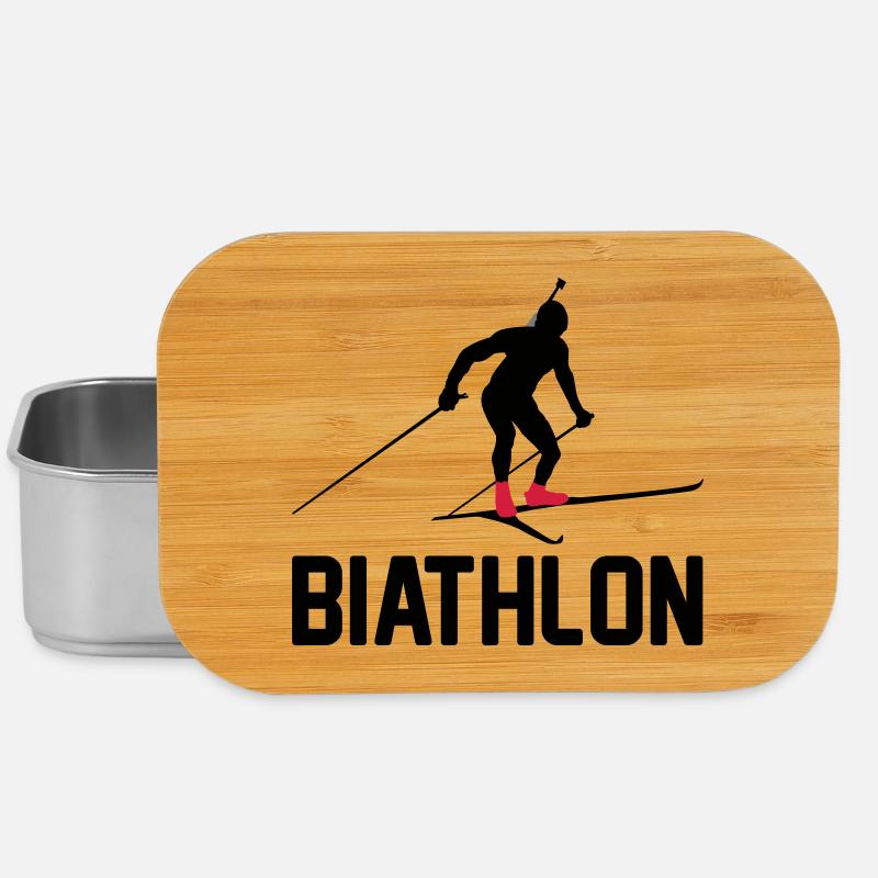 Biathlon - Lunch Box - Silber