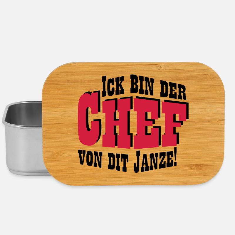 Chef von dit janze - Lunch Box - Silber