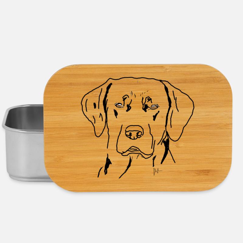 Labrador - Lunch Box - Silber