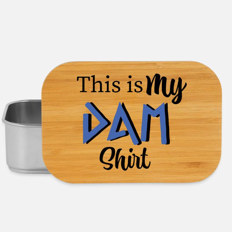 This is my DAM shirt - Percy Jackson inspired art - Lunch Box - silver