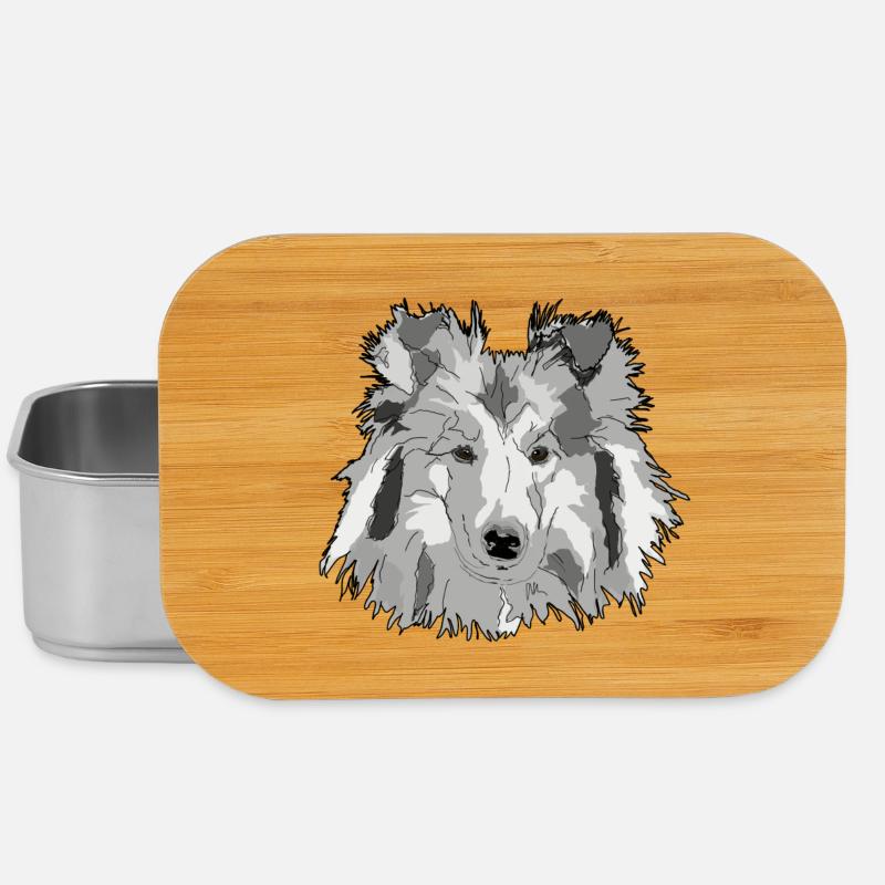 Collie - Lunch Box - Silber