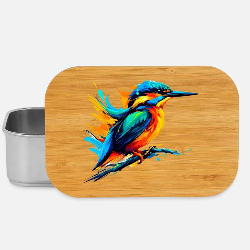 Eisvogel - Lunch Box - Silber