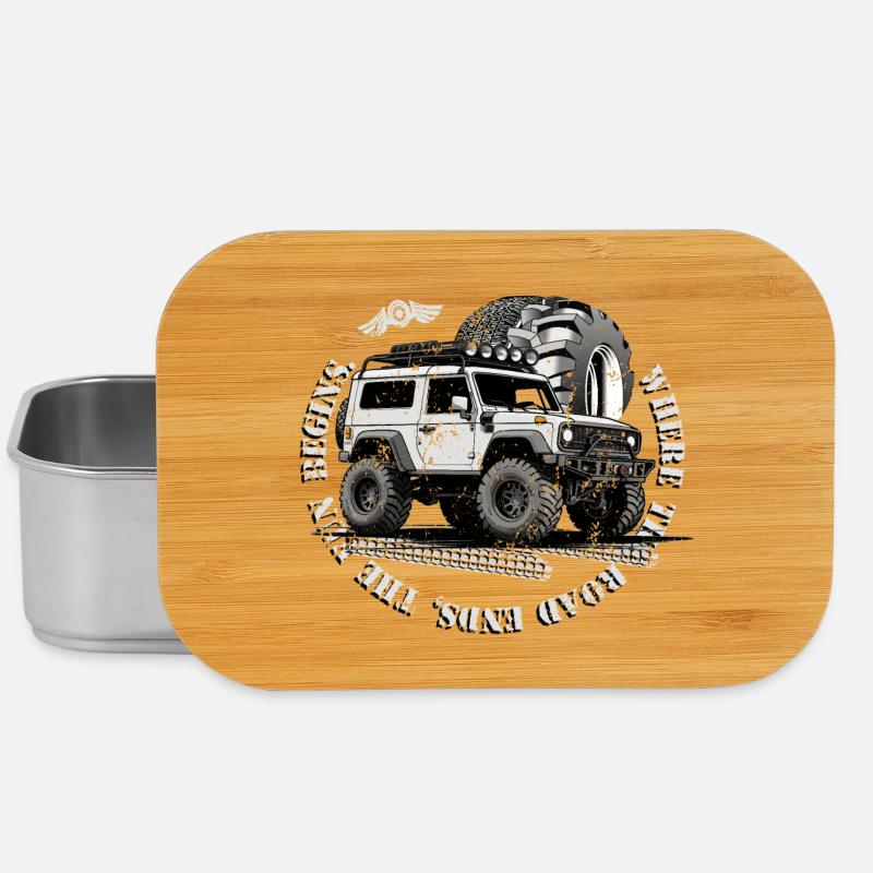 Offroad Fahrer - Lunch Box - Silber