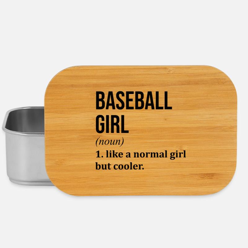 Baseball - Lunch Box - Silber