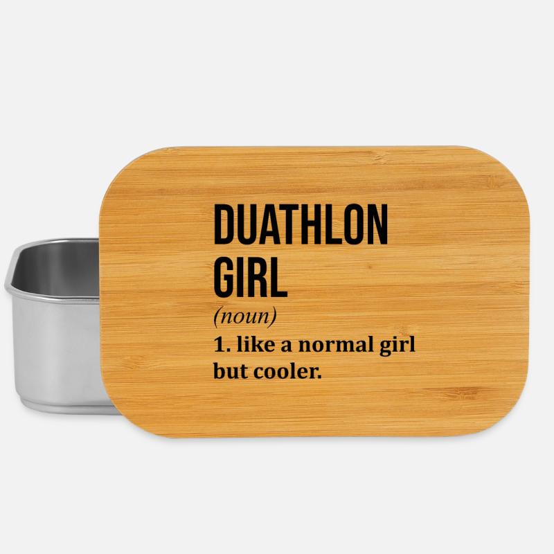 Duathlon - Lunch Box - Silber