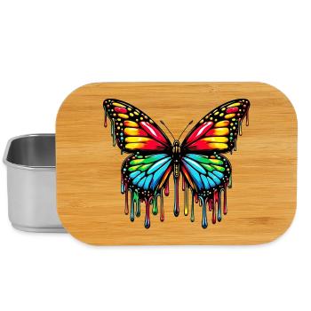 Schmetterling - Lunch Box - Silber - Vorne