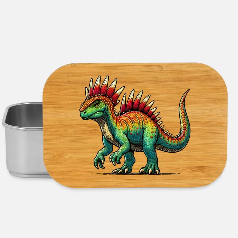 Dinosaurier - Lunch Box - Silber