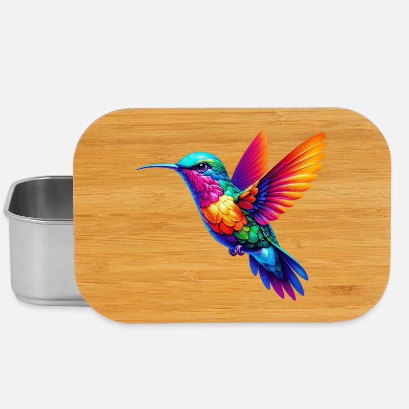 Kolibri - Lunch Box - Silber