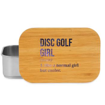Disc golf - Boîte à goûter - argent - Devant