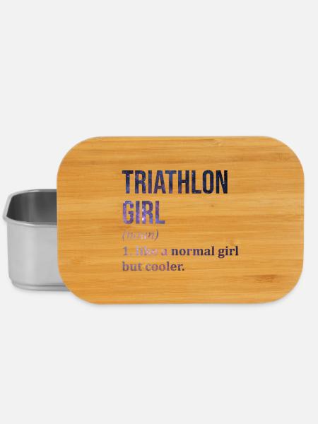 Triathlon-Triathlon-Triathlon - Lunch Box - Silber