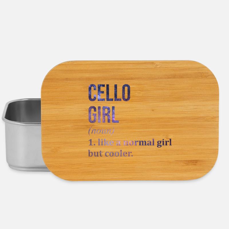 Cello - Lunch Box - Silber