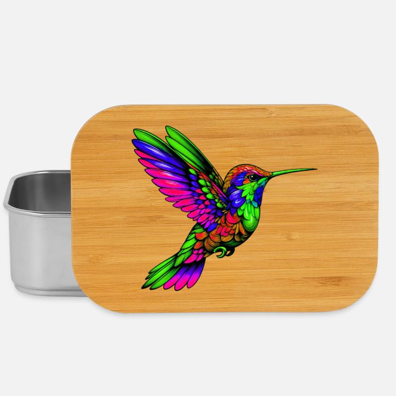 Kolibri - Lunch Box - Silber