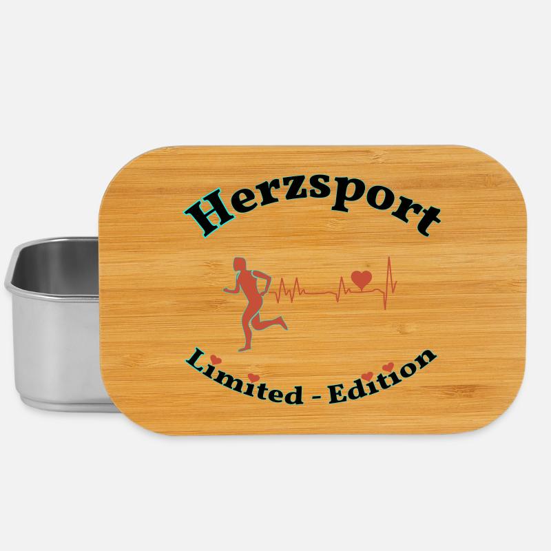 Herzsport - Lunch Box - Silber
