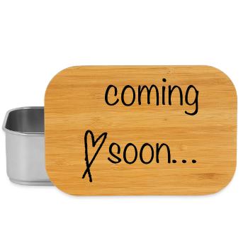 Coming Soon Lettering - Lunch Box - silver - Front
