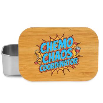 Oncology Nurse Chemo Chaos Nursing Infusion Nurse - Lunch Box - Silber - Vorne