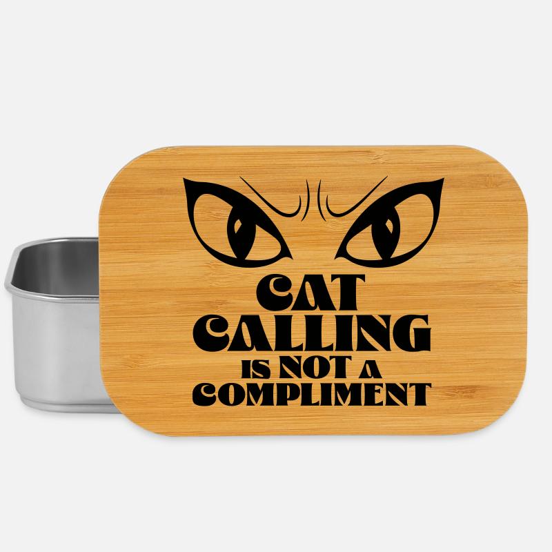 Catcalling is not a compliment - Lunch Box - silver