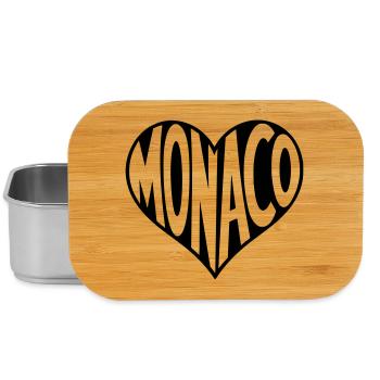 Monaco au cœur - Boîte à goûter - argent - Devant