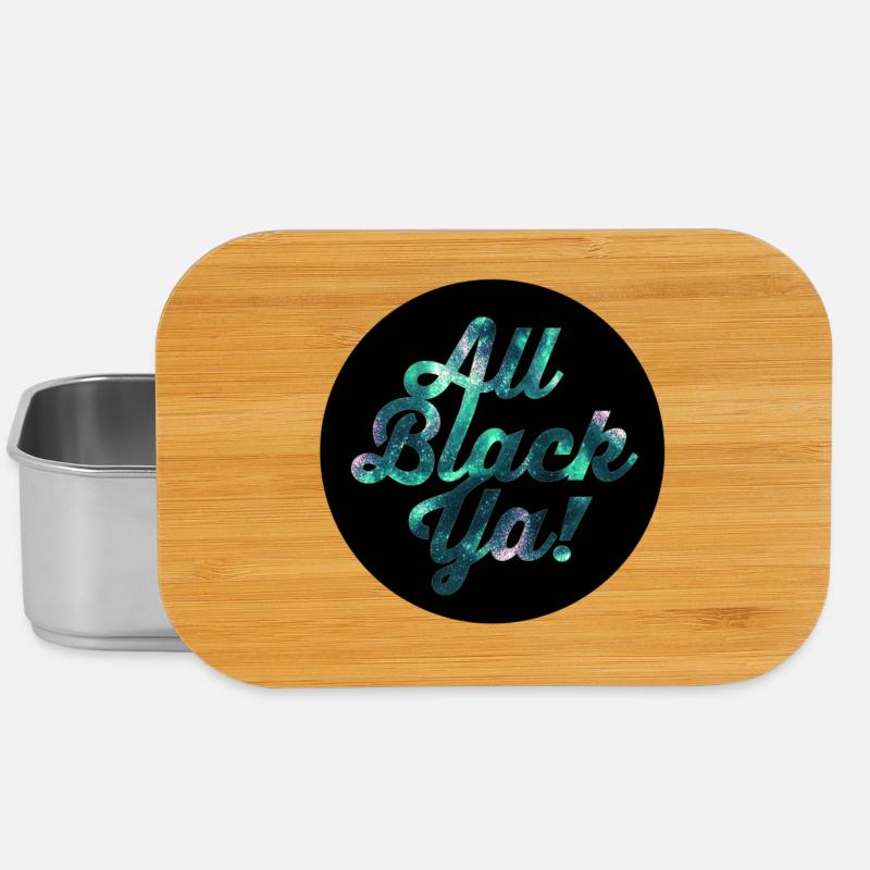 All Black Ya Galaxy Glitter - Lunch Box - silver