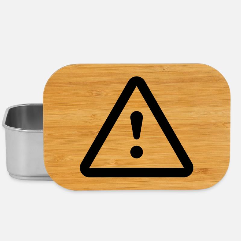 Danger Attention Danger - Lunch Box - silver