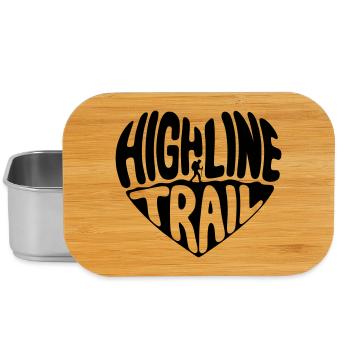 Highline_Trail_Herz_zweiteilig_schwarz - Boîte à goûter - argent - Devant