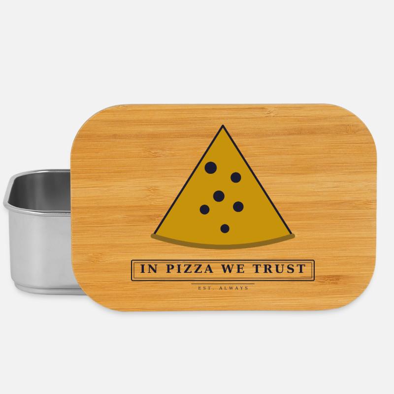 In Pizza We Trust - Lunch Box - silver