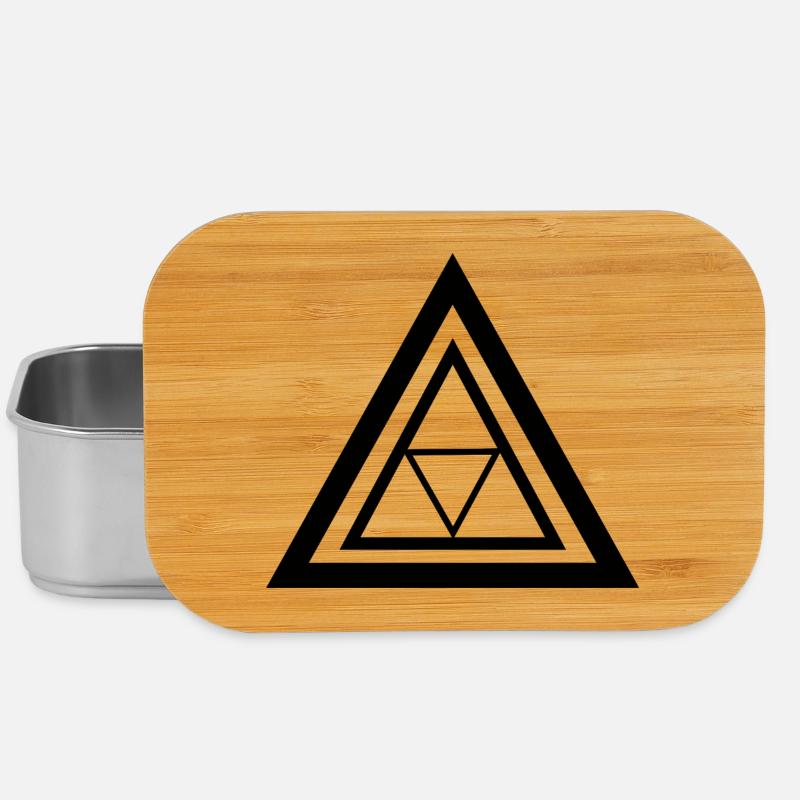 Modern abstract design - Lunch Box - silver