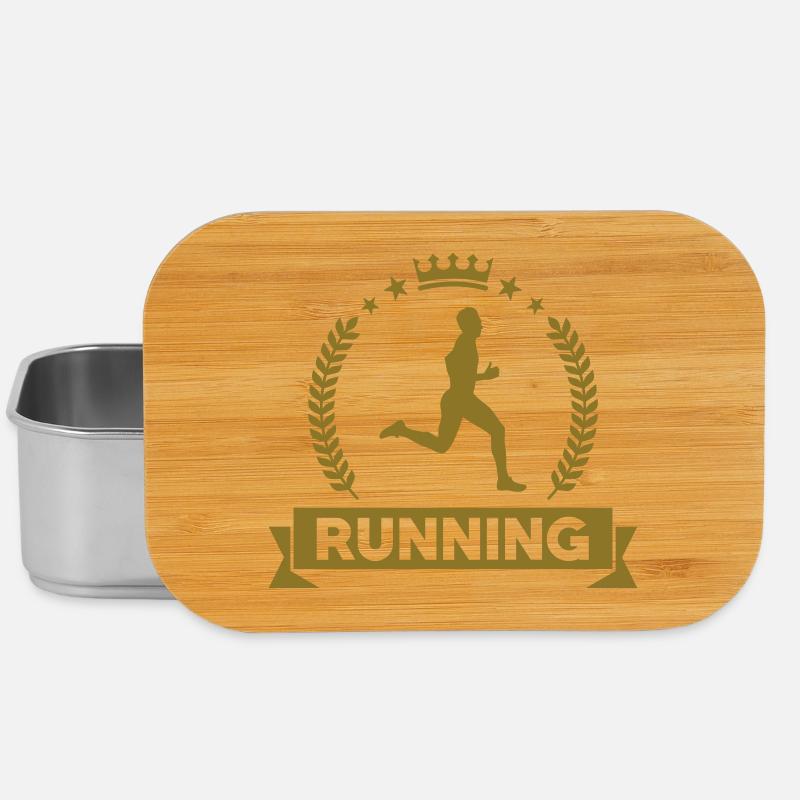 Course à Pied / Running / Jogging / Coureur - Boîte à goûter - argent