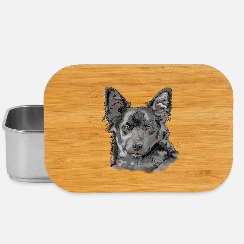 Australian Shepherd - Lunch Box - Silber