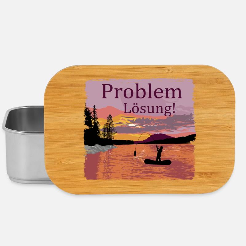 Problem Lösung Angeln - Lunch Box - Silber
