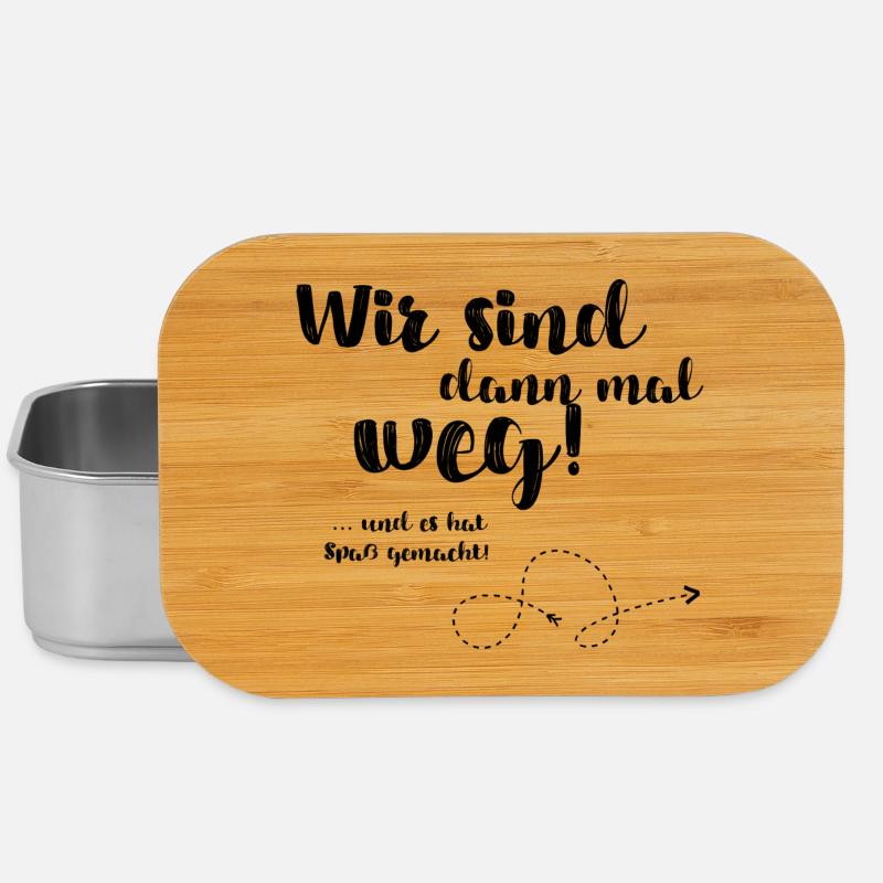Wir sind dann mal weg - Lunch Box - Silber