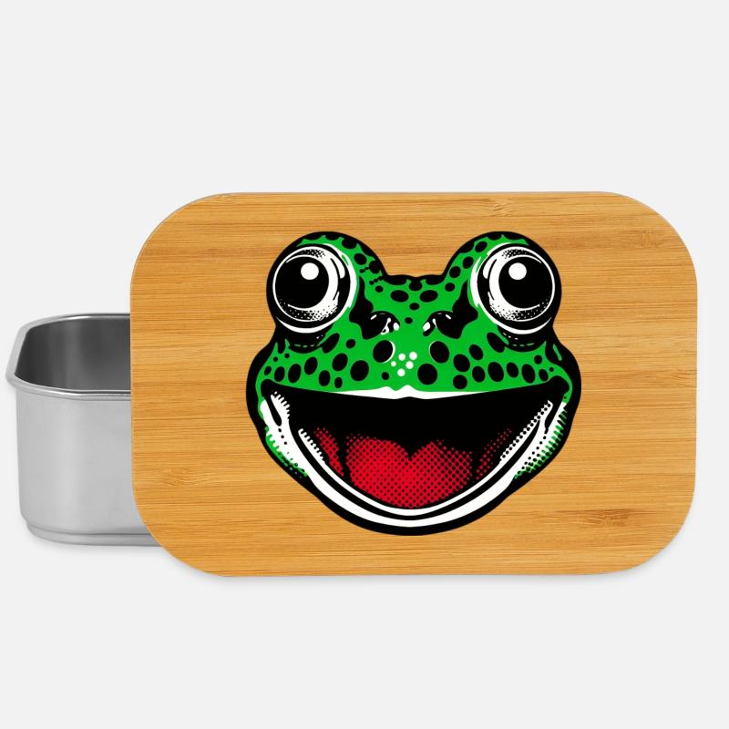 Frosch - Lunch Box - Silber